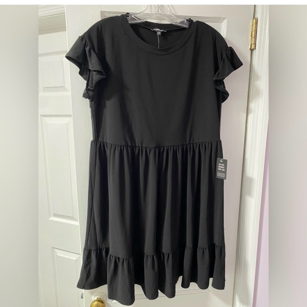 Express Elegant Black Dress
